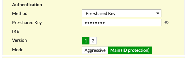 Authentication Configuration