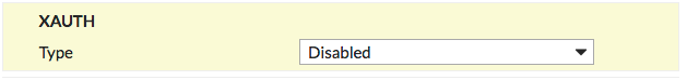 XAUTH section of New VPN Tunnel tab