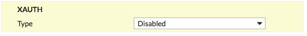 XAUTH section of New VPN Tunnel tab
