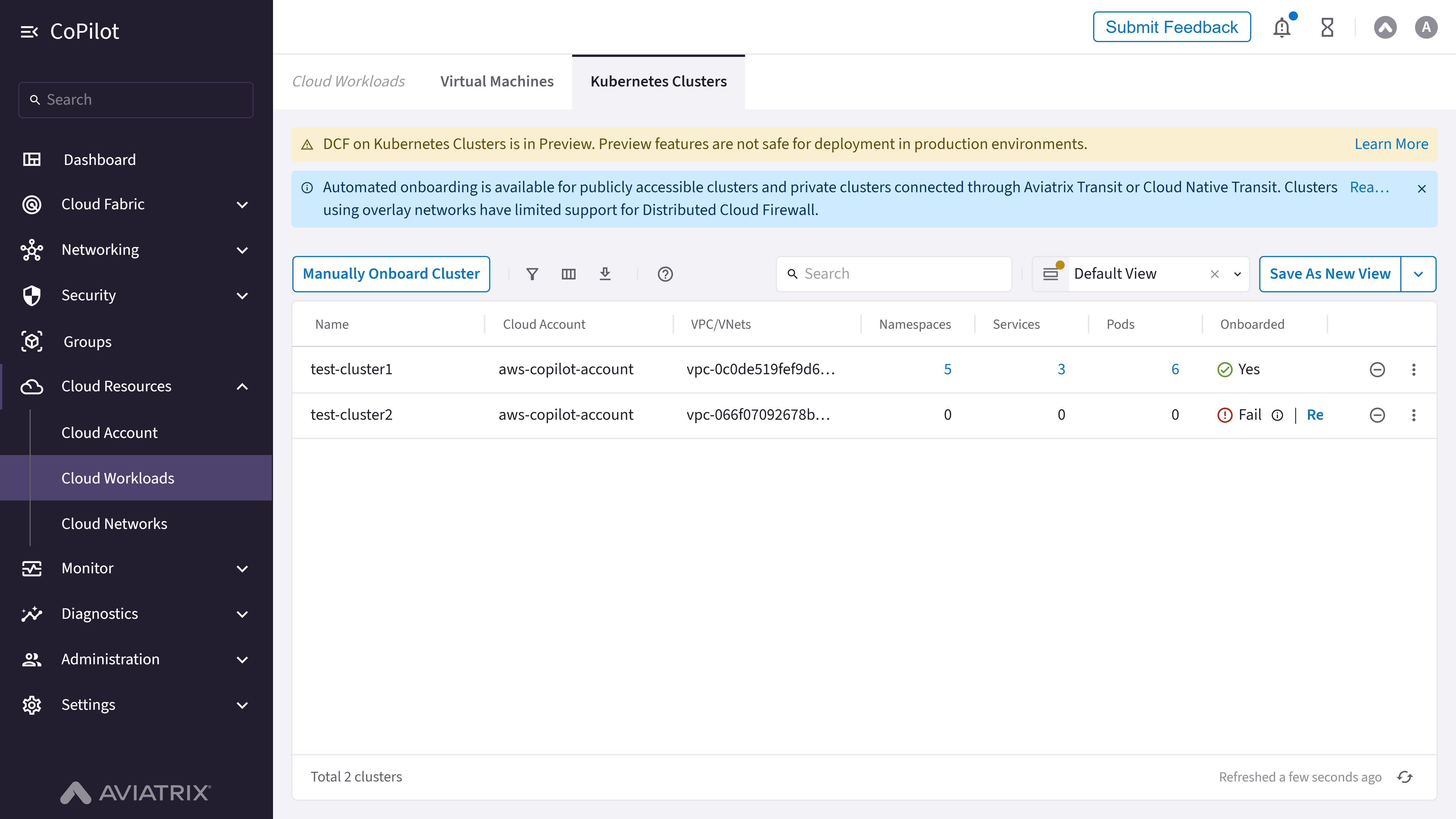 Cloud Workloads: Kubernetes Clusters