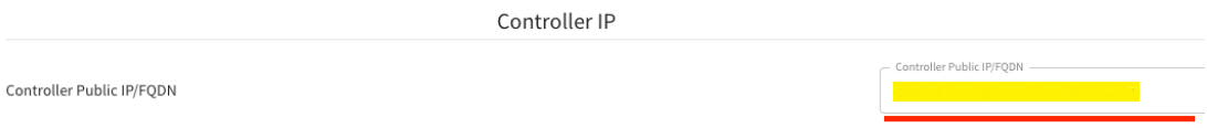 Controller Public IP/FQDN field in CoPilot Settings