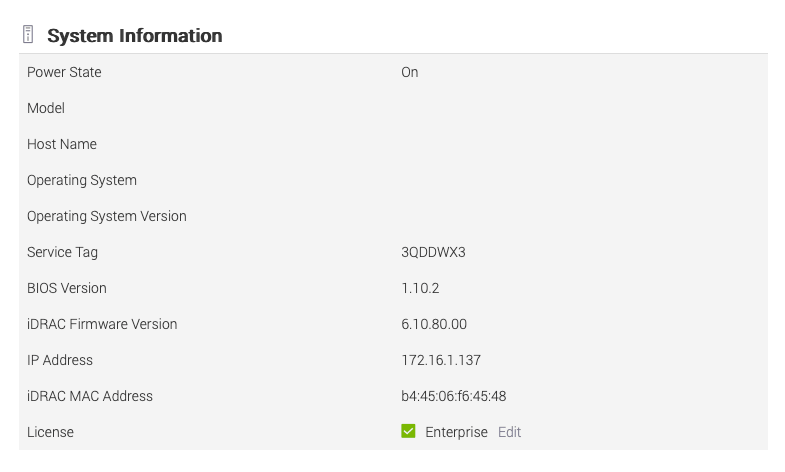 edge-idrac-serial-number