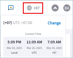 current time in local
