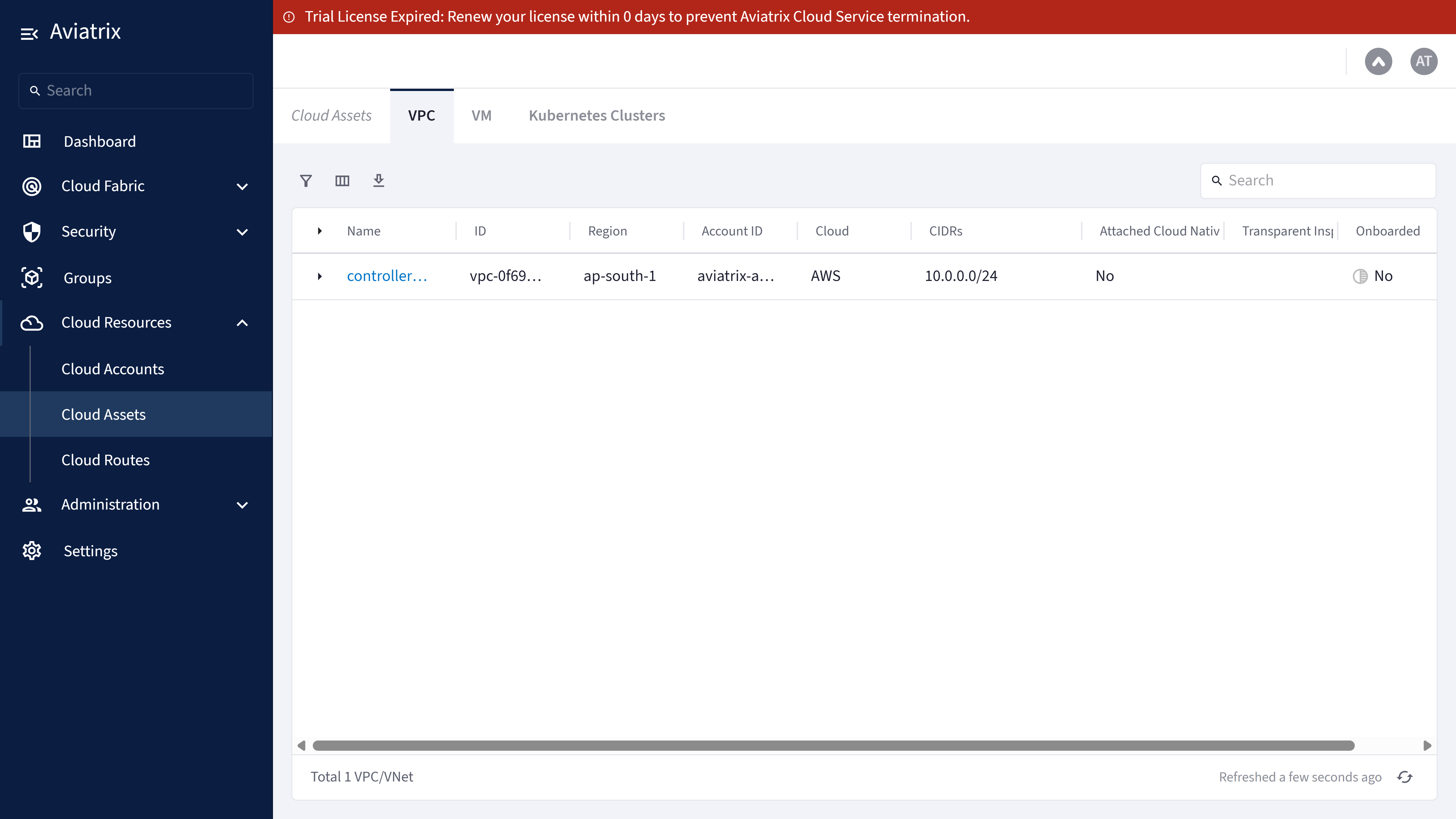 Onboard Your VPC