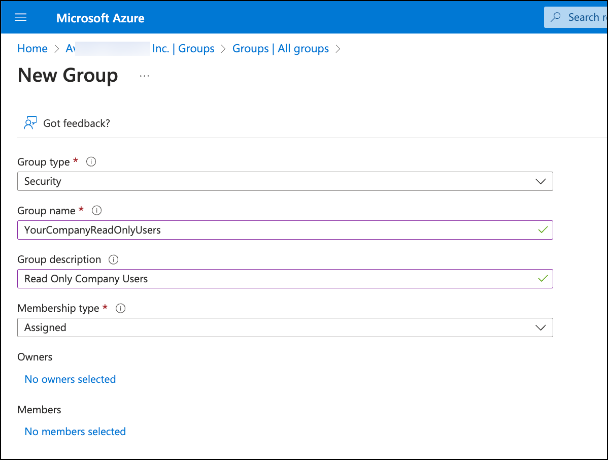 Entra ID Add Group