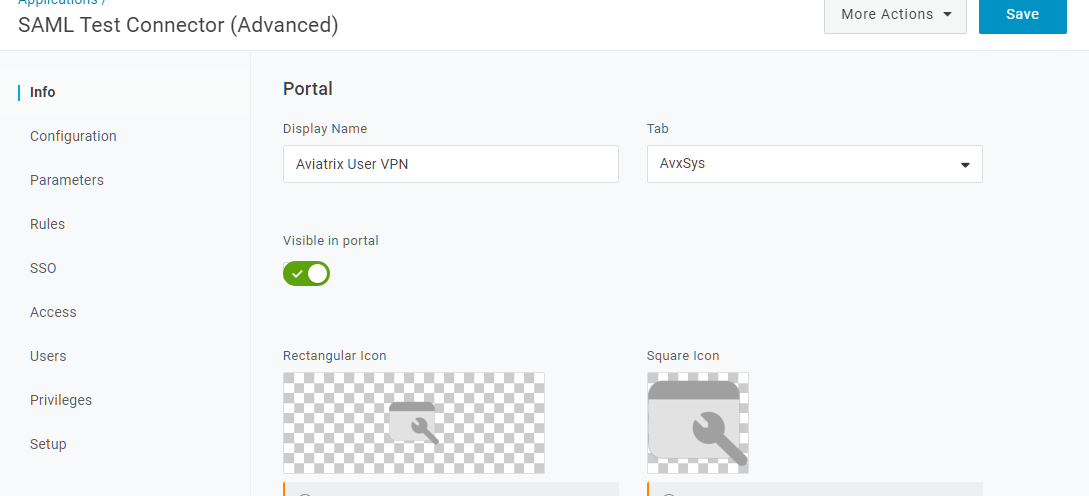 OneLogin New App Step 1
