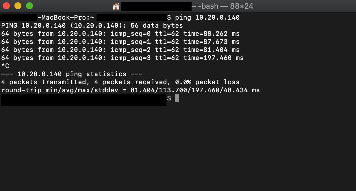 Ping Test