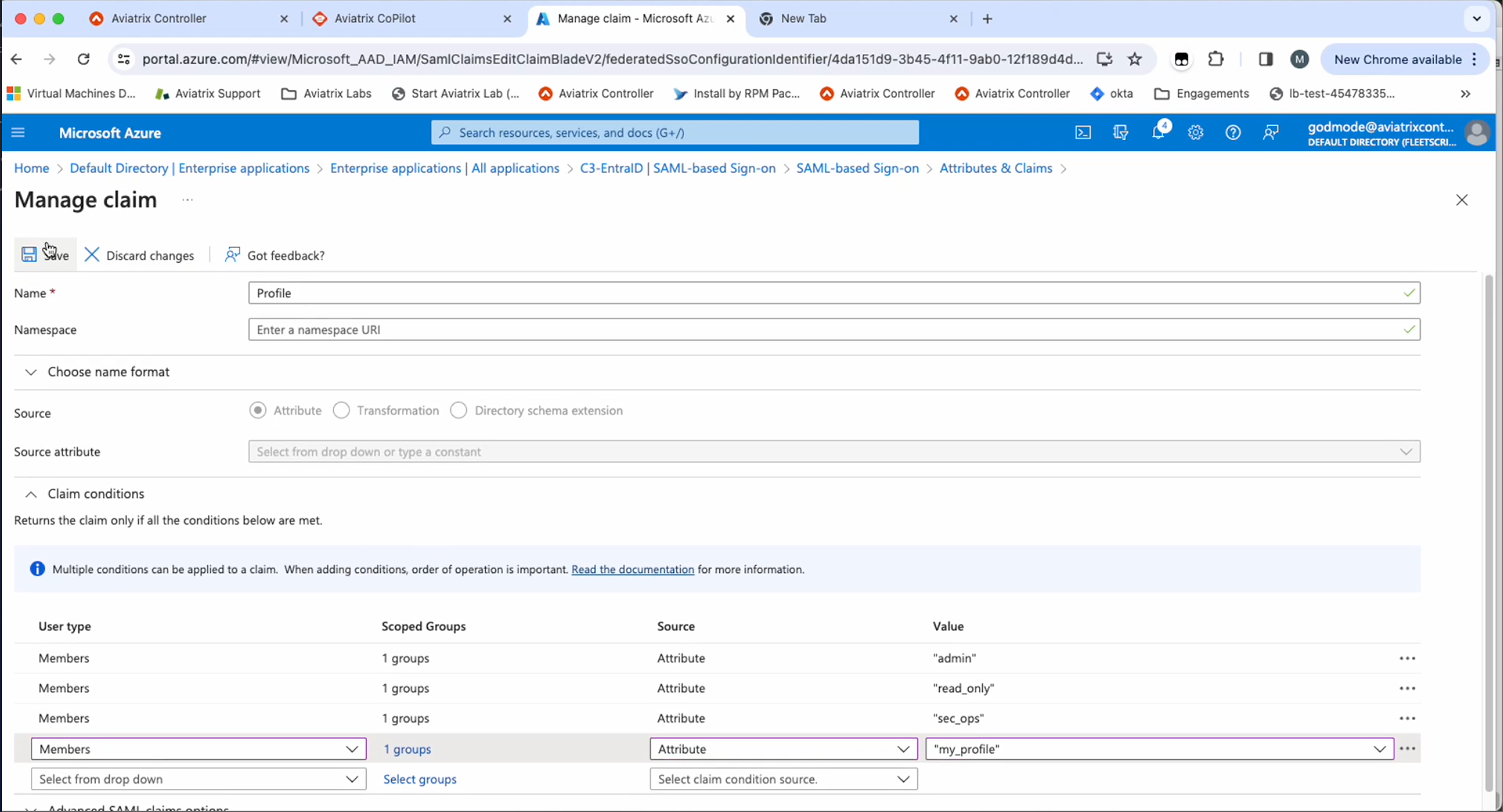 SAML Entra ID Config 2