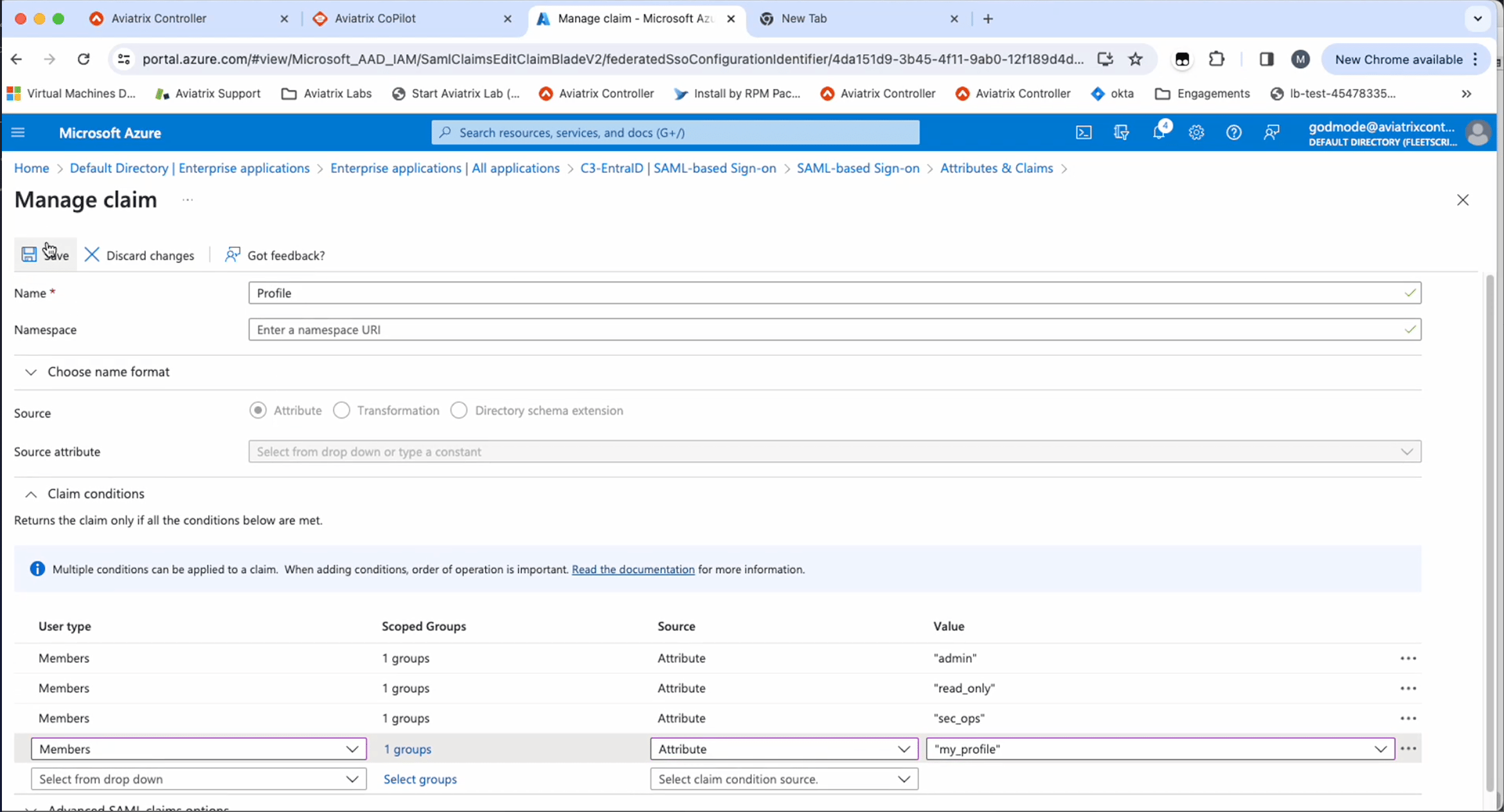 SAML Entra ID Config 2