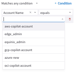 image of the condition fields