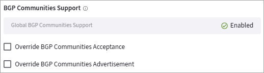 BGP Communities Connection Setting 3