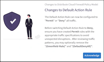 Default Action Rule