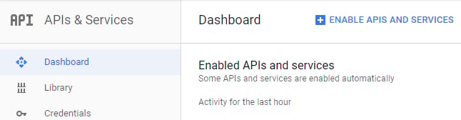 Google Cloud Enable APIs and Services