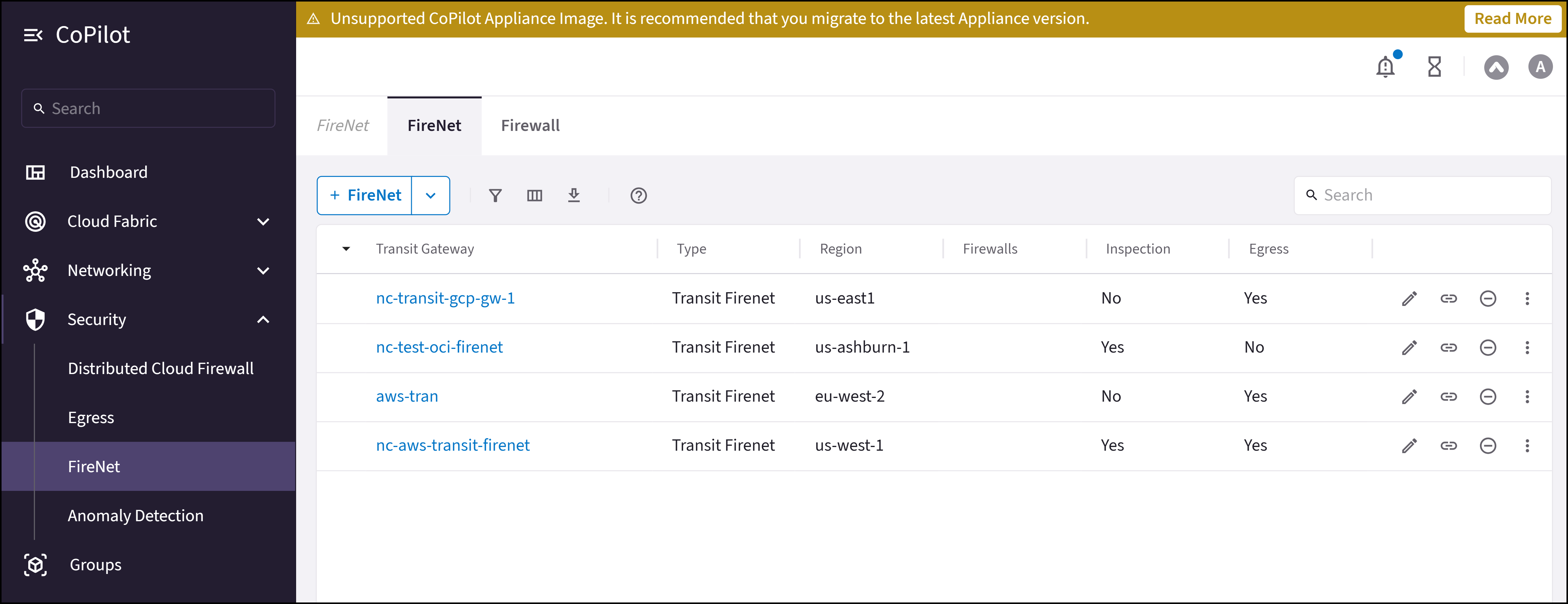 transit firenet tab