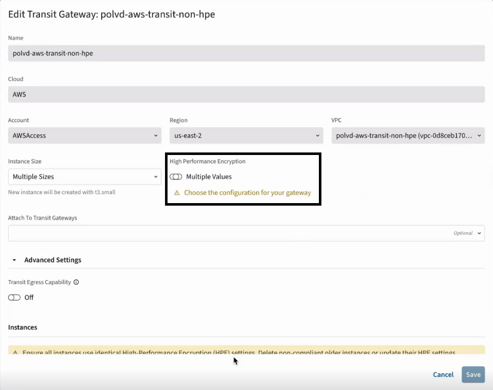 dynamic hpe toggle