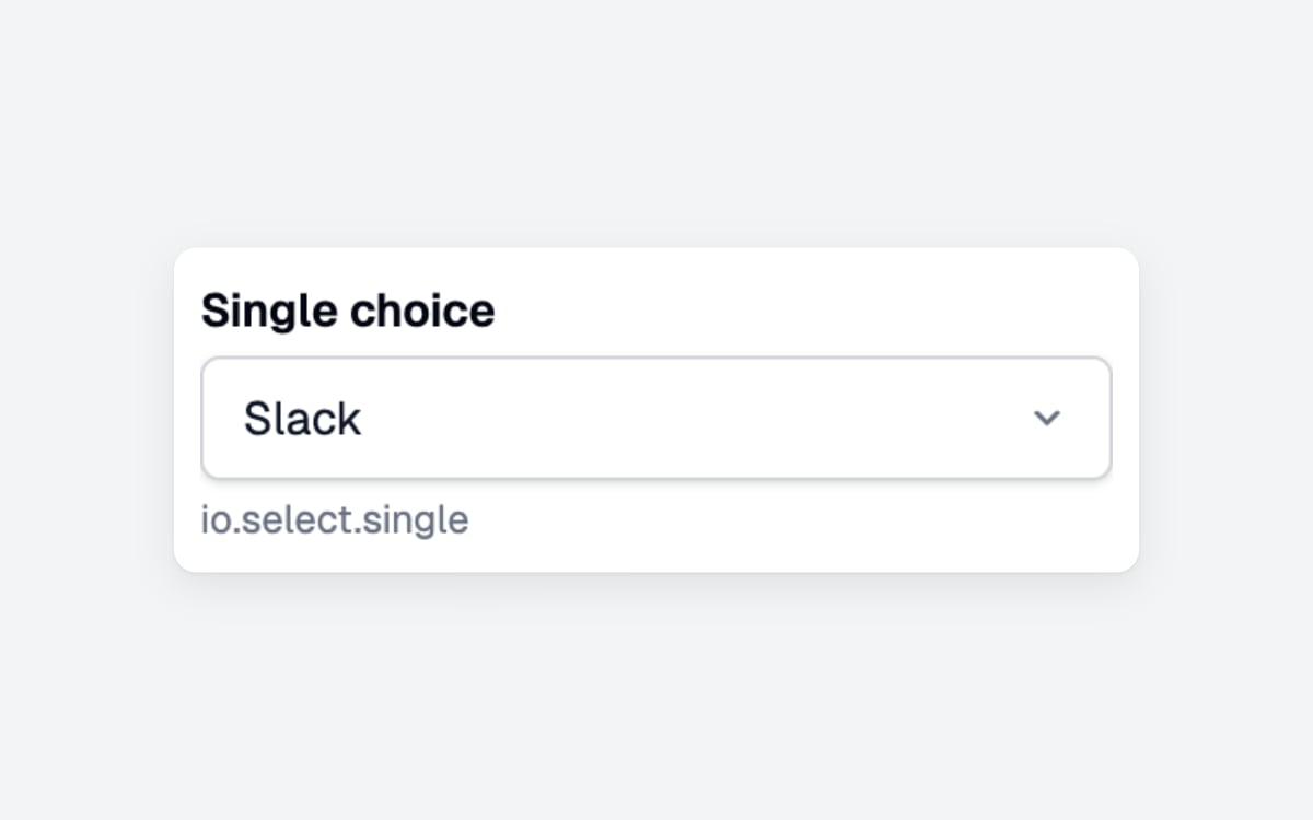 select-single