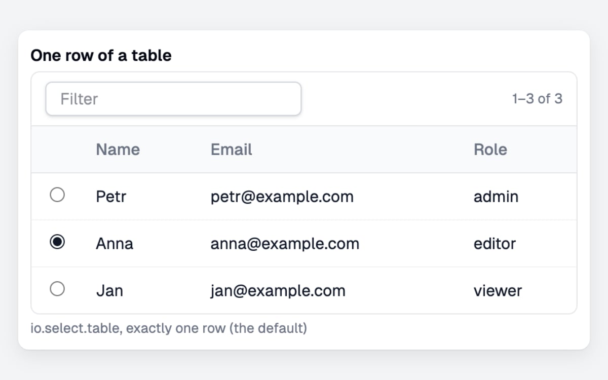 select-table
