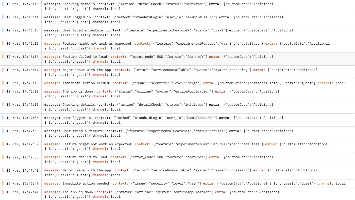 View Laravel logs in Axiom