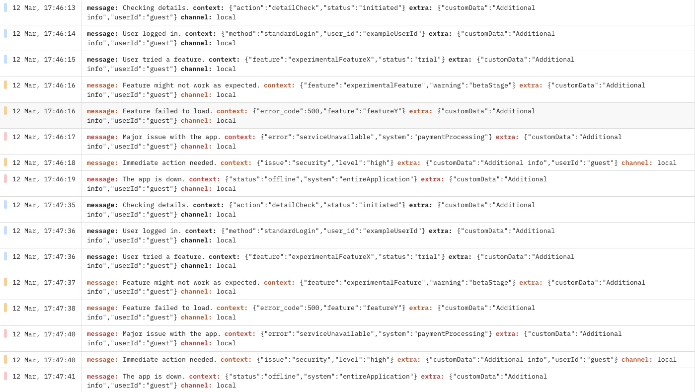 View Laravel logs in Axiom