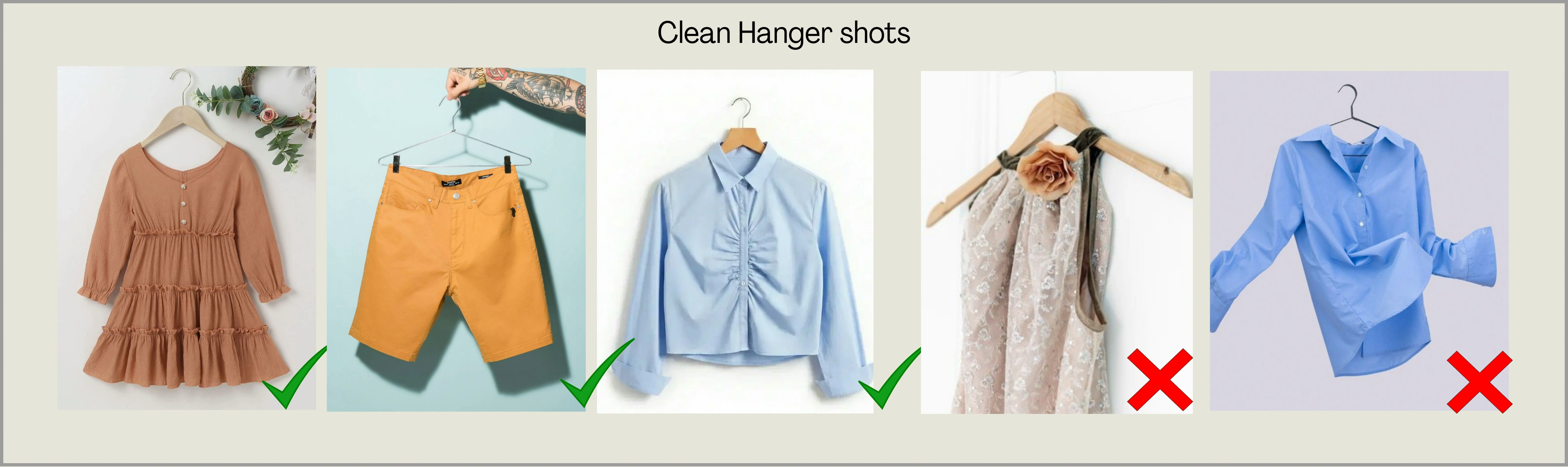 Hanger shot guidelines