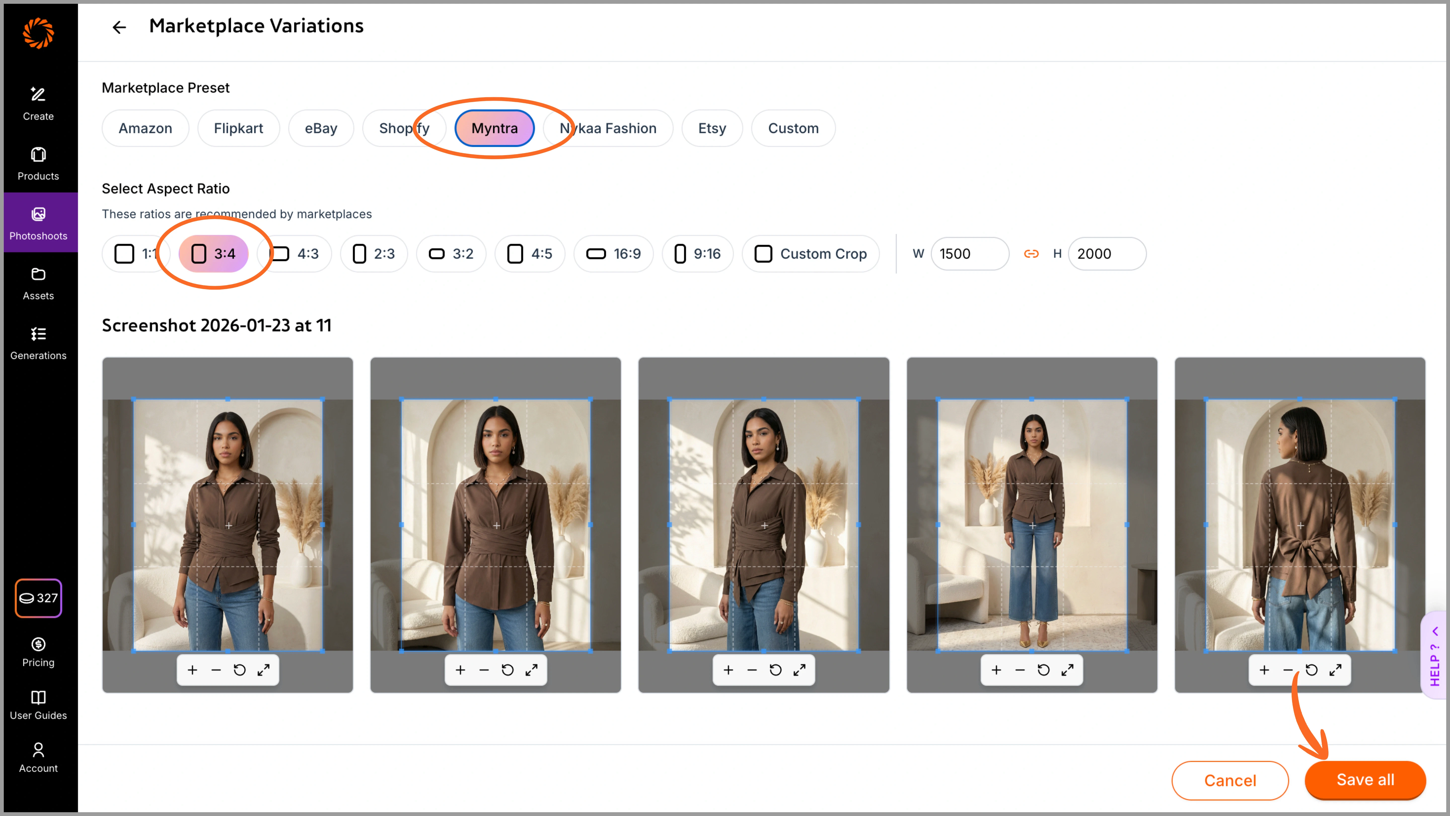 Marketplace variations continued