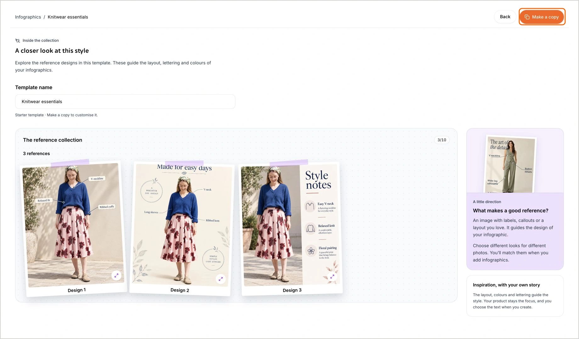 Make a copy of a starter template