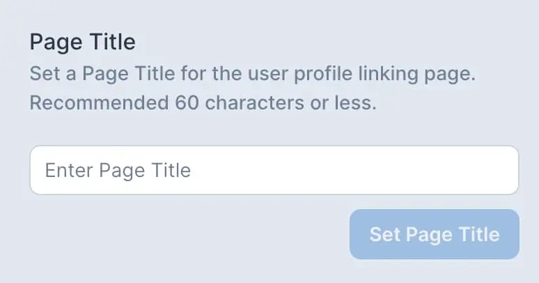 Page Title