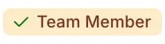 team member accepted