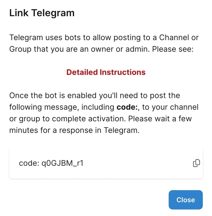 Link Telegram