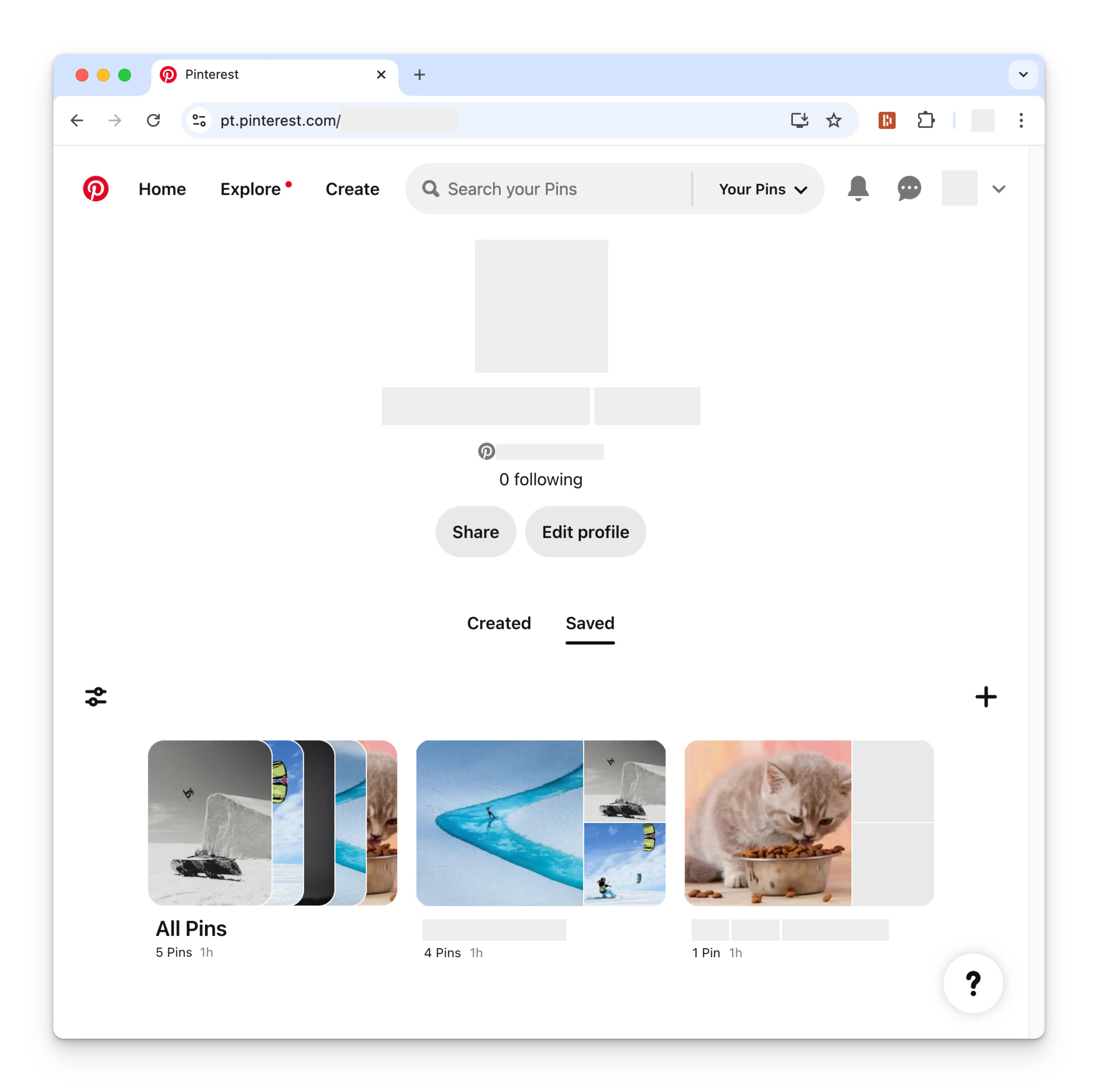 Pinterest Profile
