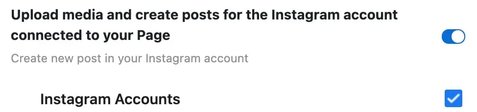 Check Instagram permissions