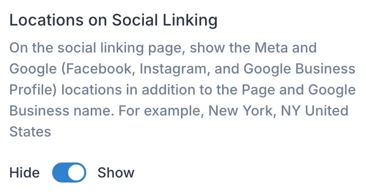 Display Page Location