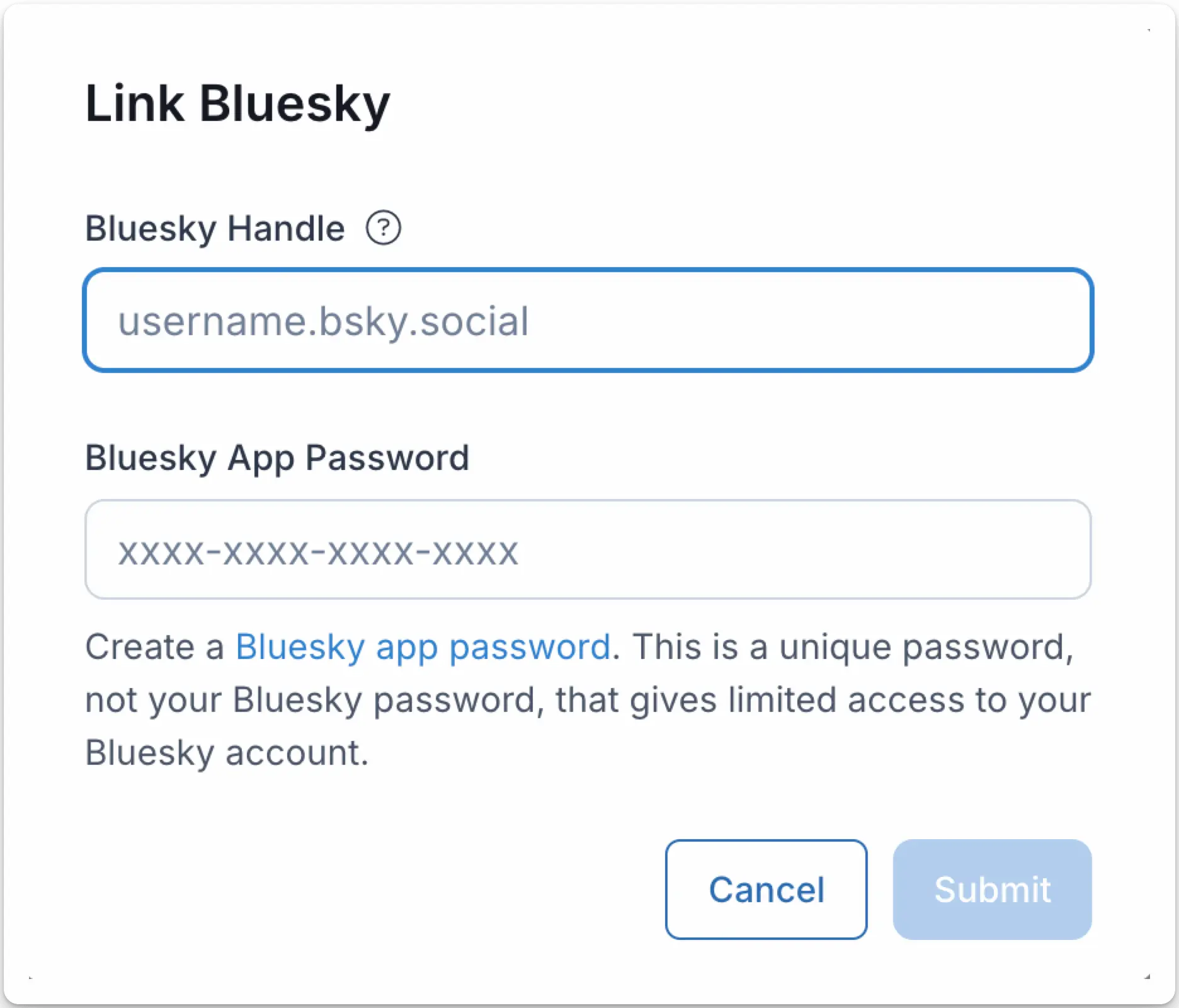 Bluesky Authentication
