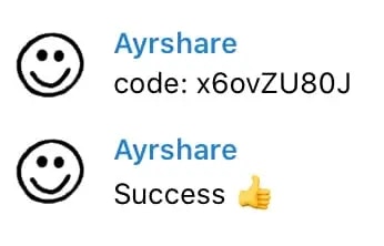 Paste the code in Telegram chat