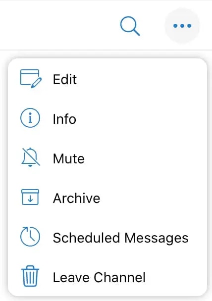 Open Telegram app and select settings