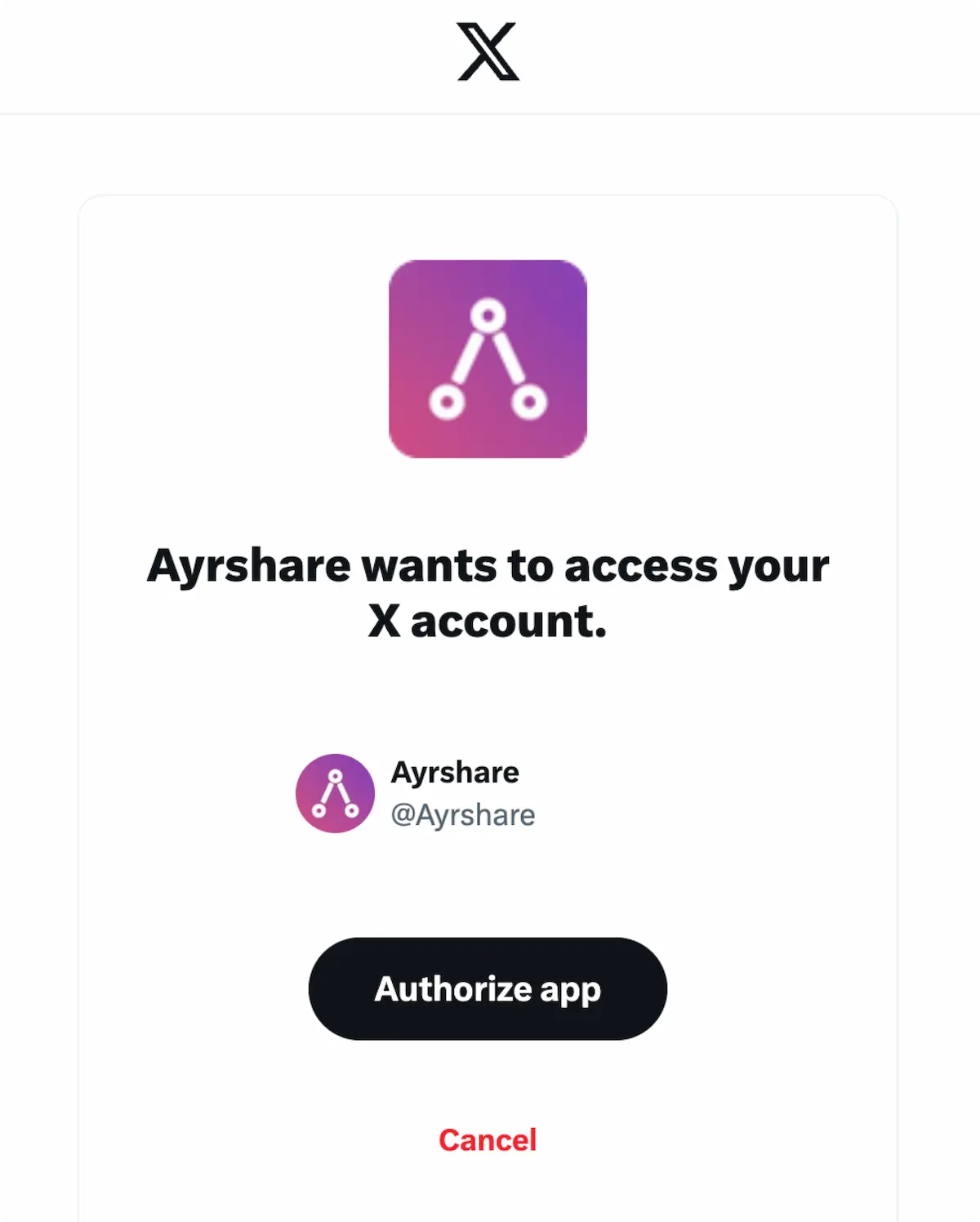Click Authorize app