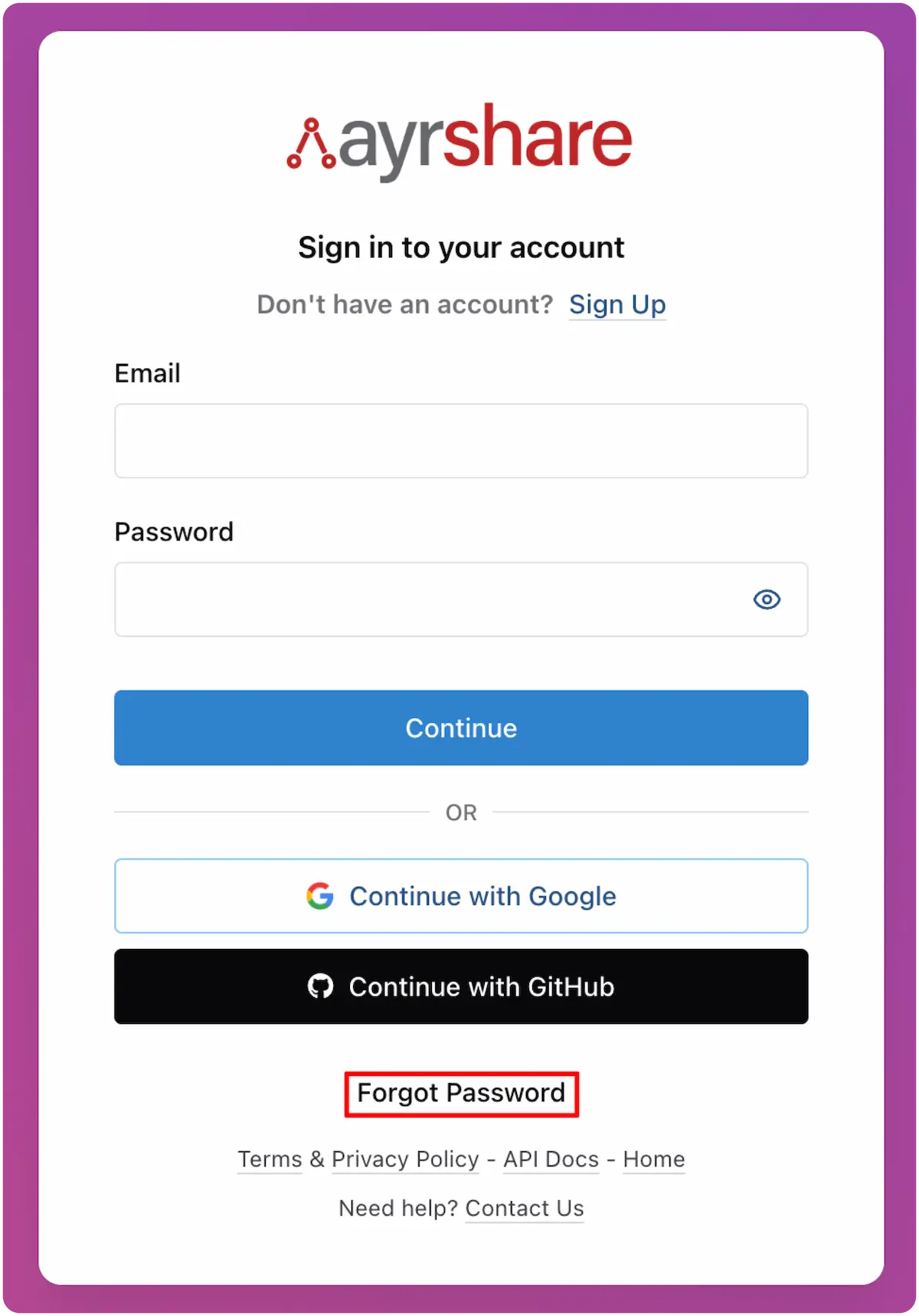 Change Password