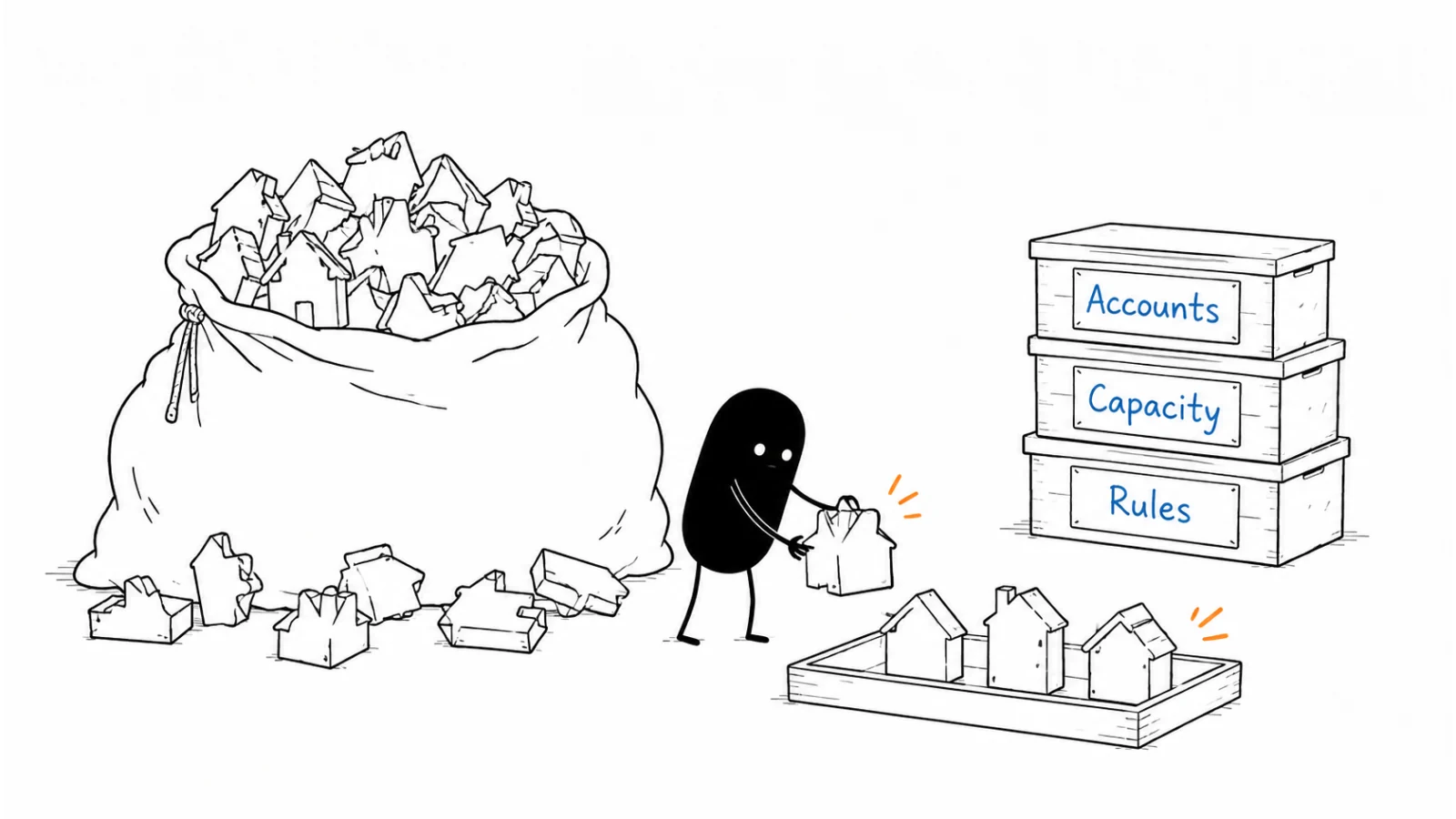 Foundation (account-driven, not “ABM everyone”); Capacity; Rules