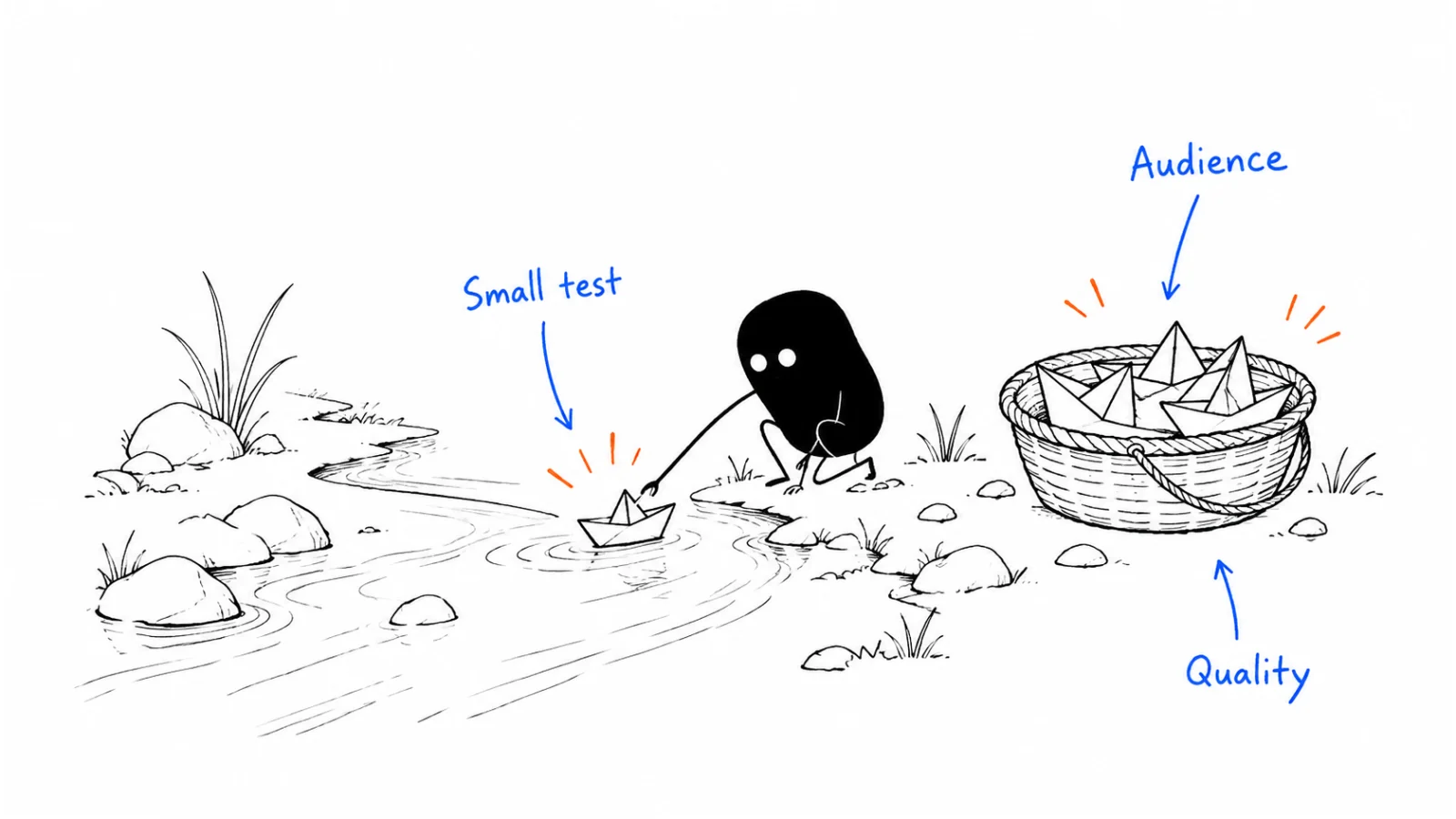 Check the audience; Test a small batch; Review lead quality