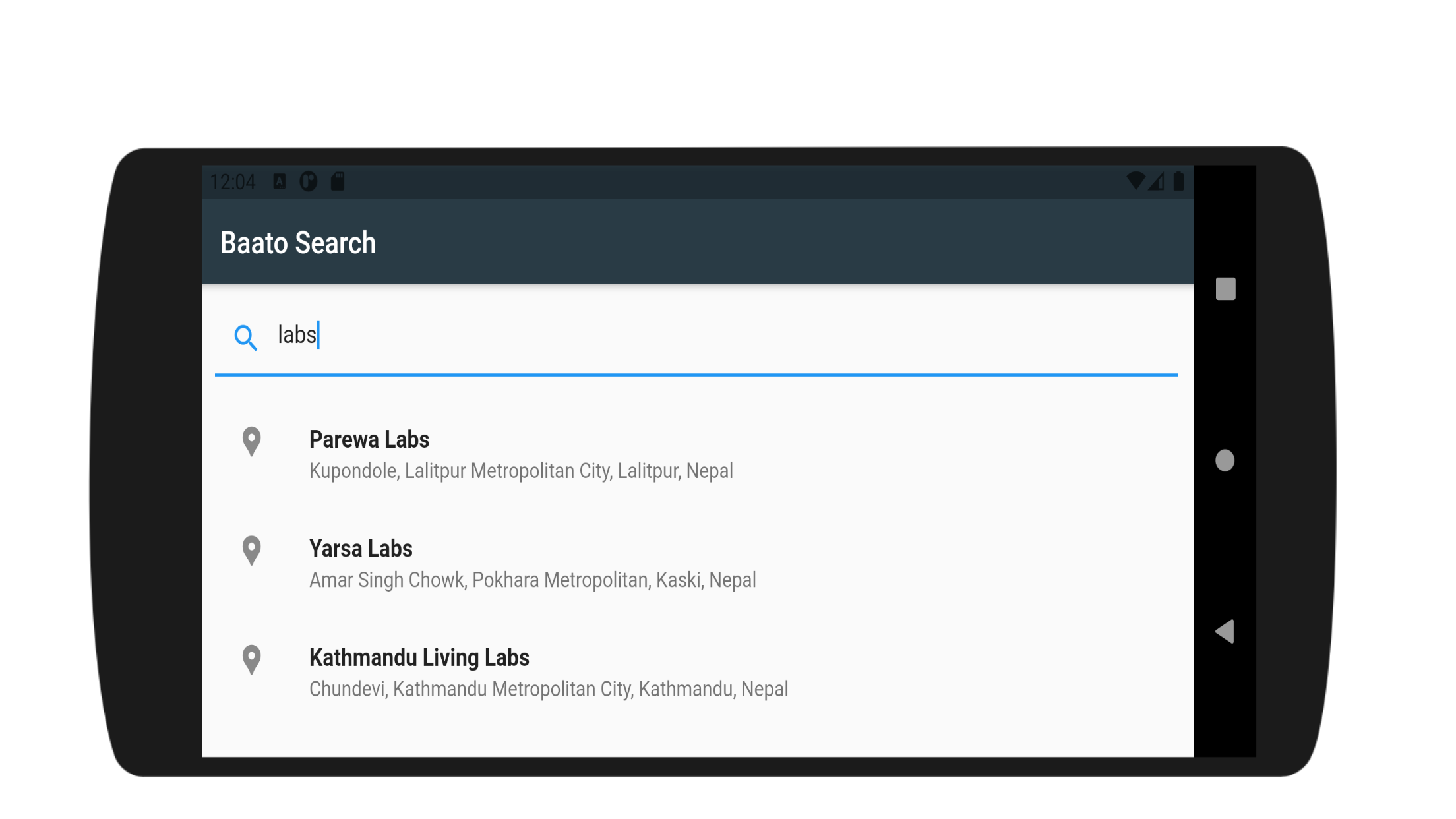 Search-as-you-type place suggestions in a Flutter app