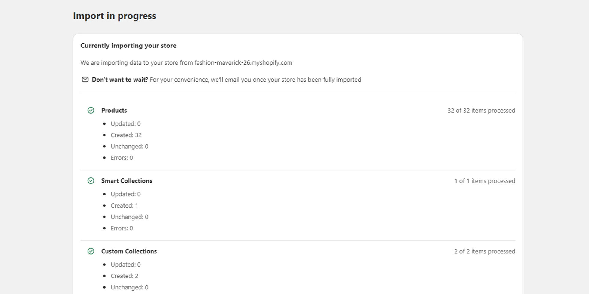 Clone progress indicator showing transfer status