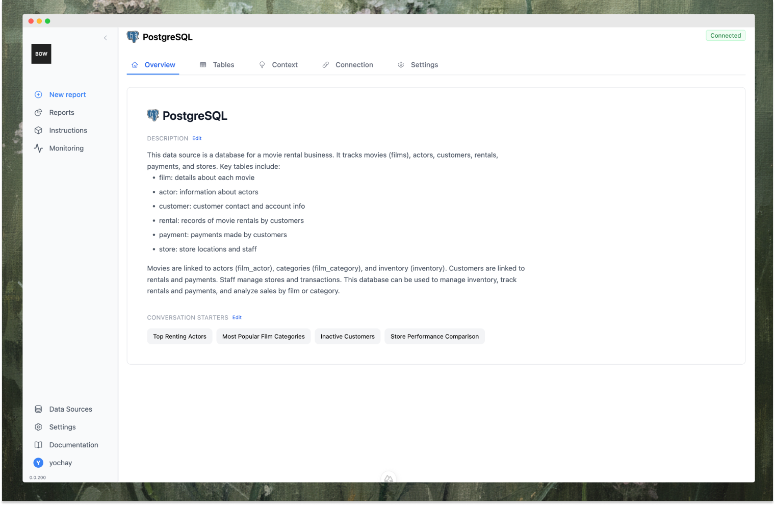 Data Source Overview