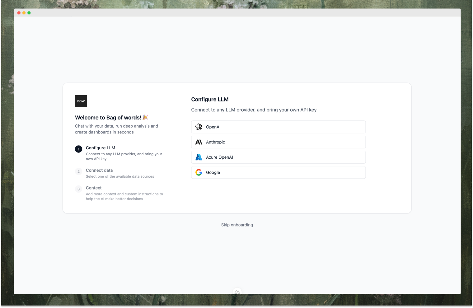 Configure LLM