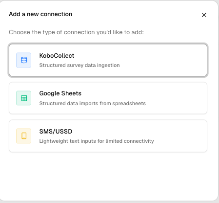 Choosing a connector type