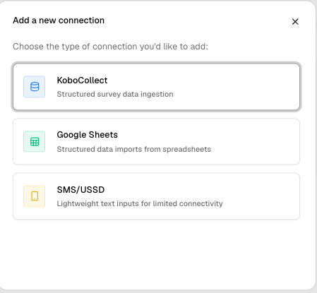 Choosing a connector type