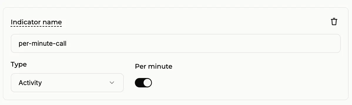 Setting your indicator name in Paygent