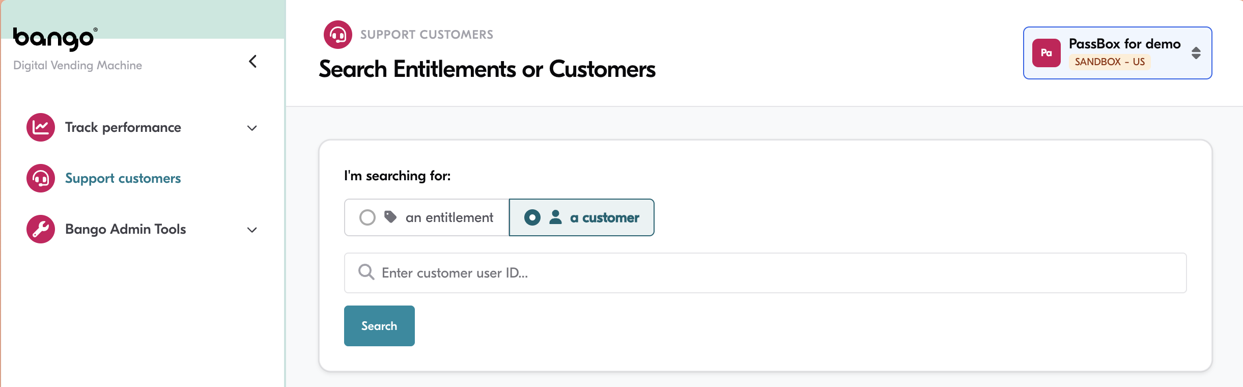 Search for entitlement records in DVM Care