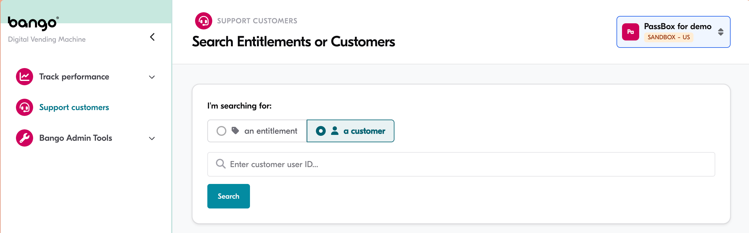 Search for entitlement records in DVM Care
