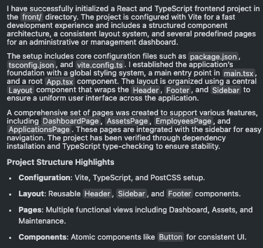 Task complete