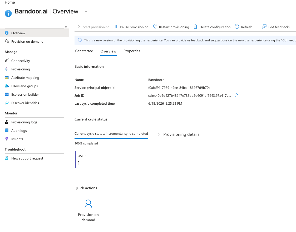 Entra Configure SCIM